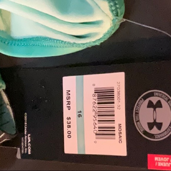 YOUTH UNDER ARMOUR ONE PIECE SWIMSUIT - Picture 2 of 4